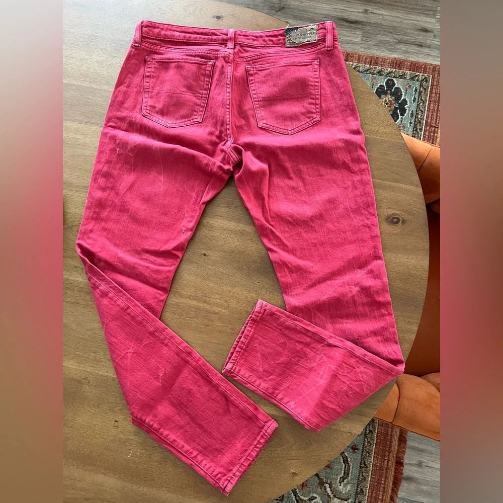 Men’s RL Denim & Supply Bold Red Skinny Denim - Picture 2 of 7